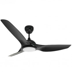 Mammouth DCF-FS52920 63"ABS Blades Remote Ceiling Fan-LED Light, Matt Black Finish