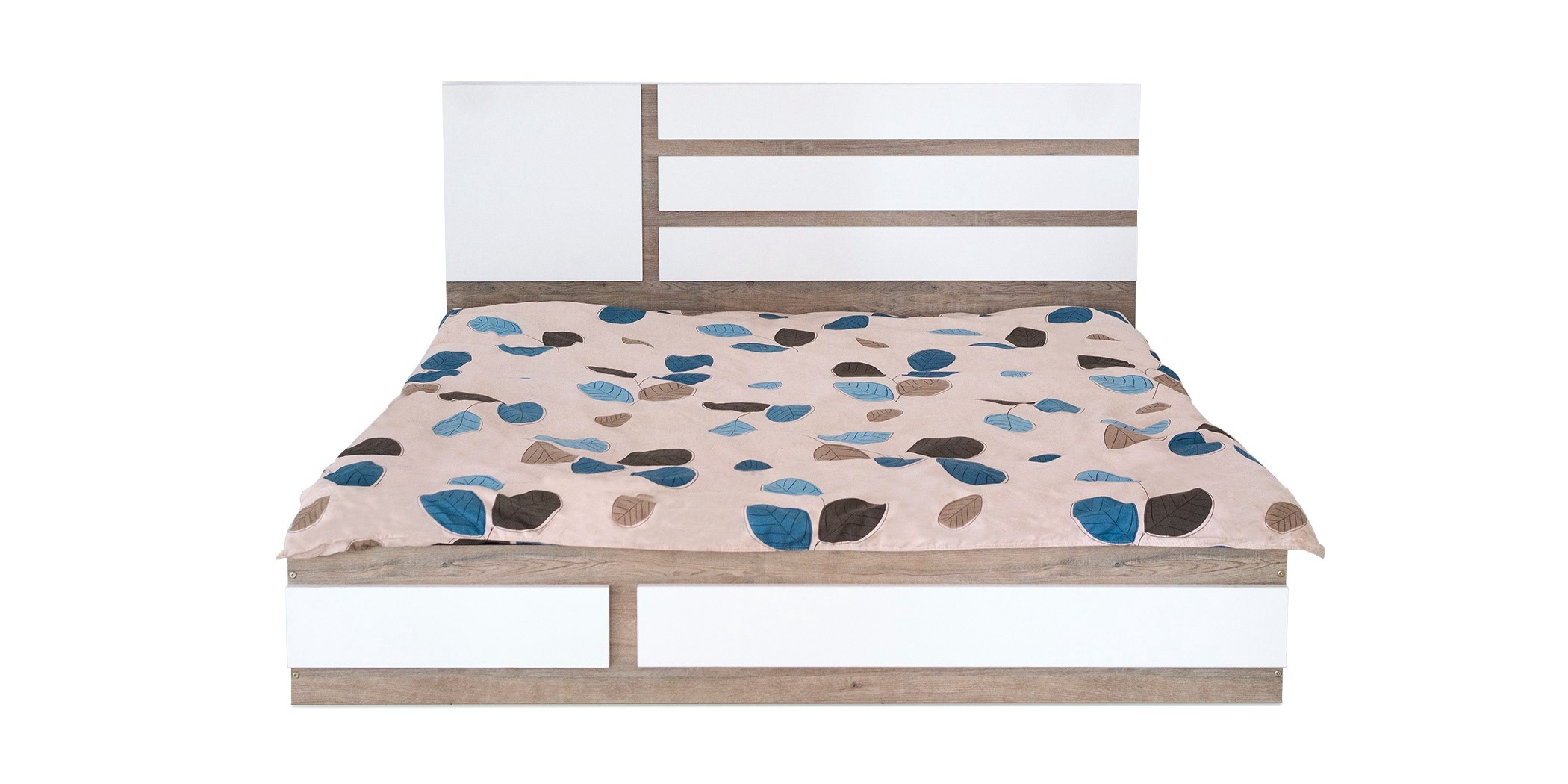 Elnora Bed 180x200cm Relic Oak & Warm White