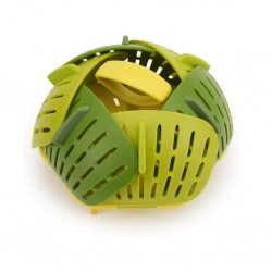 Joseph Joseph Duo 45035-JJ Green Folding Basket Steamer "O"