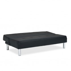 Dakor Sofa Bed Leather Gel Black