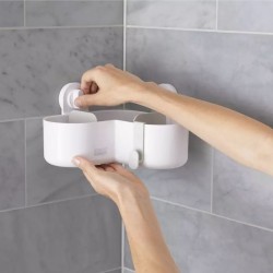 Joseph Joseph Duo 70570-JJ White Caddy Shower Corner "O"