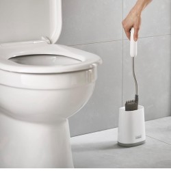 Joseph Joseph Duo 70559-JJ Grey Flex Lite Toilet Brush "O"