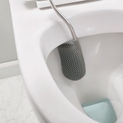 Joseph Joseph Duo 70559-JJ Grey Flex Lite Toilet Brush "O"