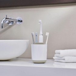 Joseph Joseph Duo 70567-JJ White Toothbrush Caddy "O"