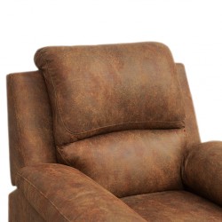 Horizon Single Recliner Black Col Fabric