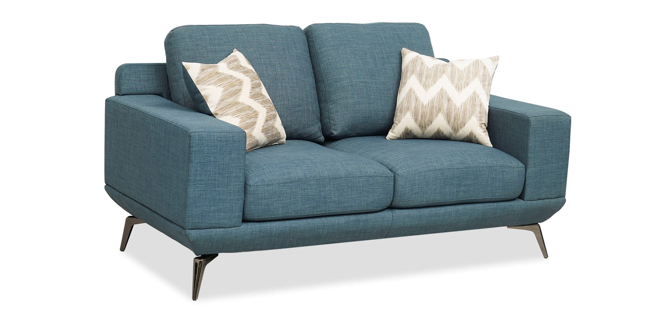 Dakota Sofa 3+2 in Blue Col Fab