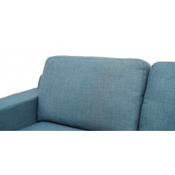 Dakota Sofa 3+2 in Blue Col Fab