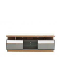 Recipe Low TV Cabinet Almond & Lead