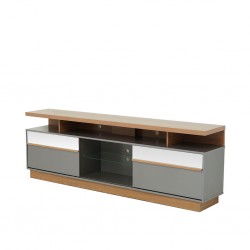 Recipe Low TV Cabinet Almond & Lead