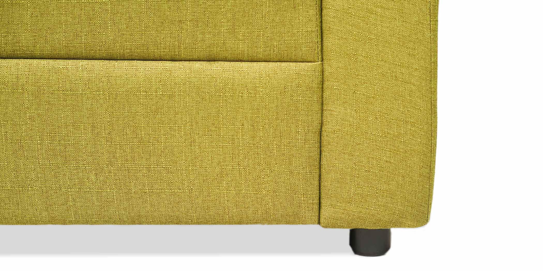 Lina Sofa 3+2+1 in Green Col Fab