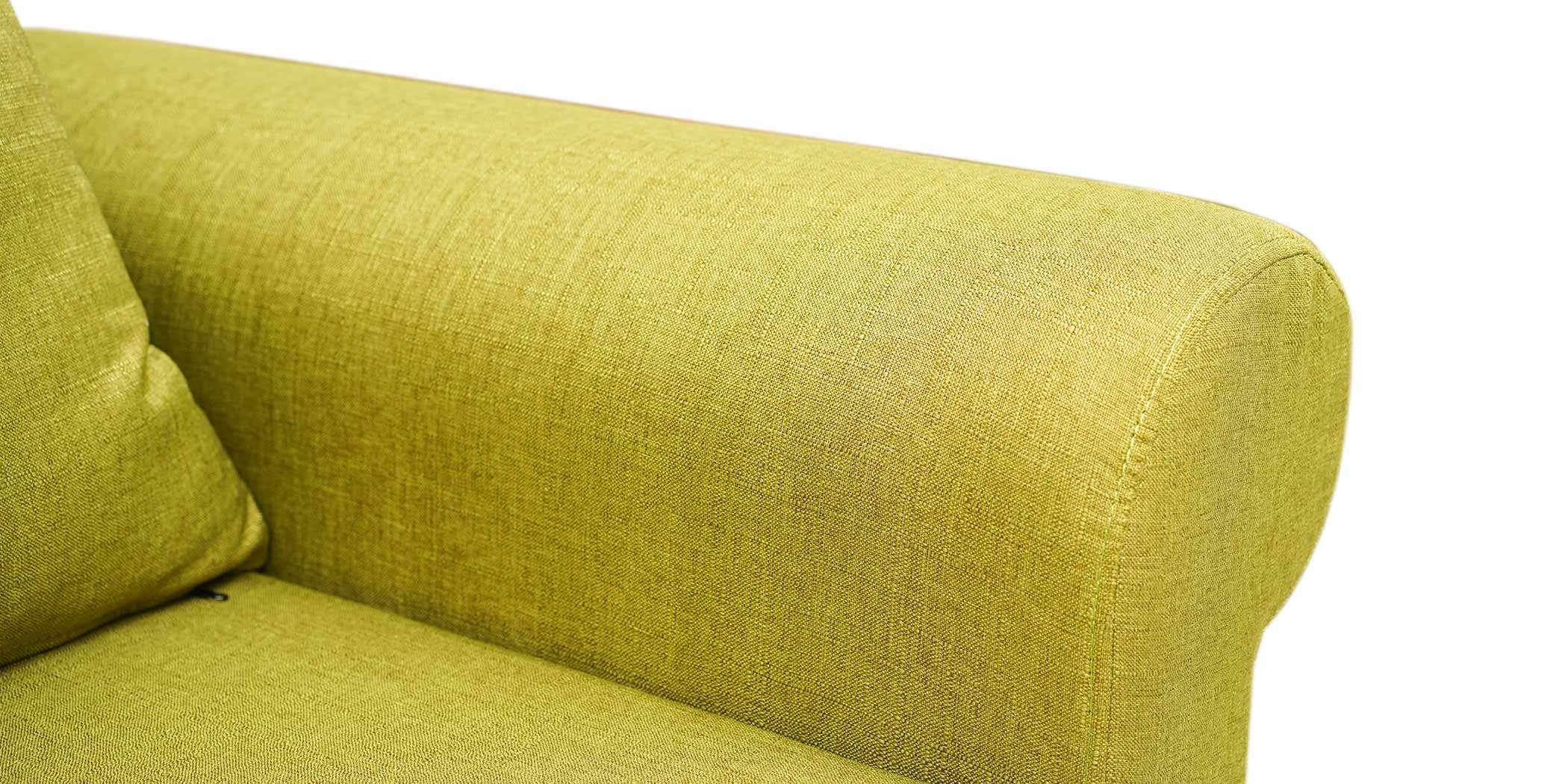 Lina Sofa 3+2+1 in Green Col Fab