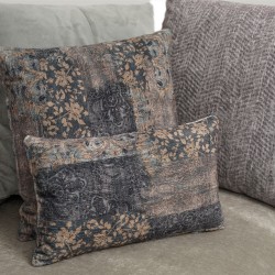 Lawria Sofa Corner in Grey Col Fab