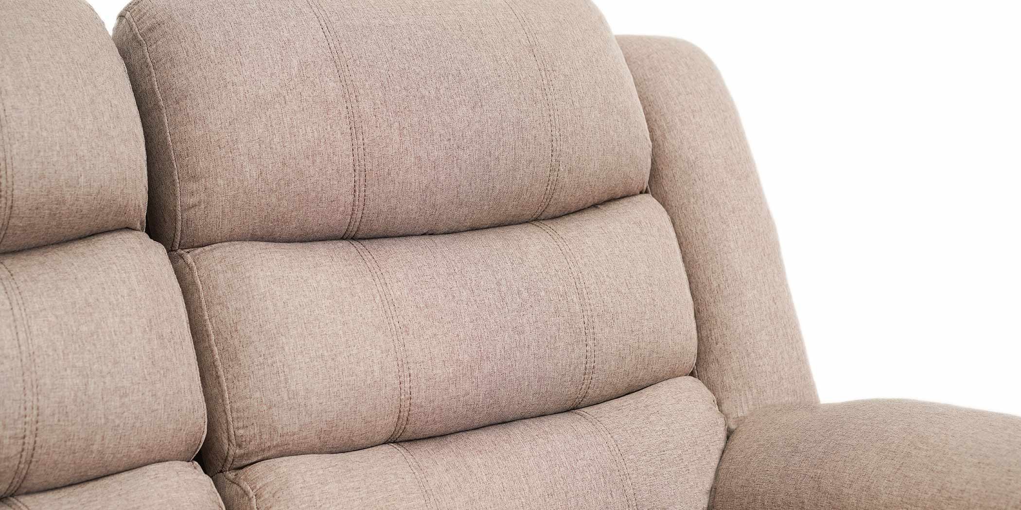 Tavana Recliner Sofa 3RR+2 Seater Brown Col Fabric