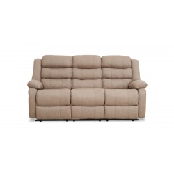 Tavana Recliner Sofa 3RR+2 Seater Brown Col Fabric