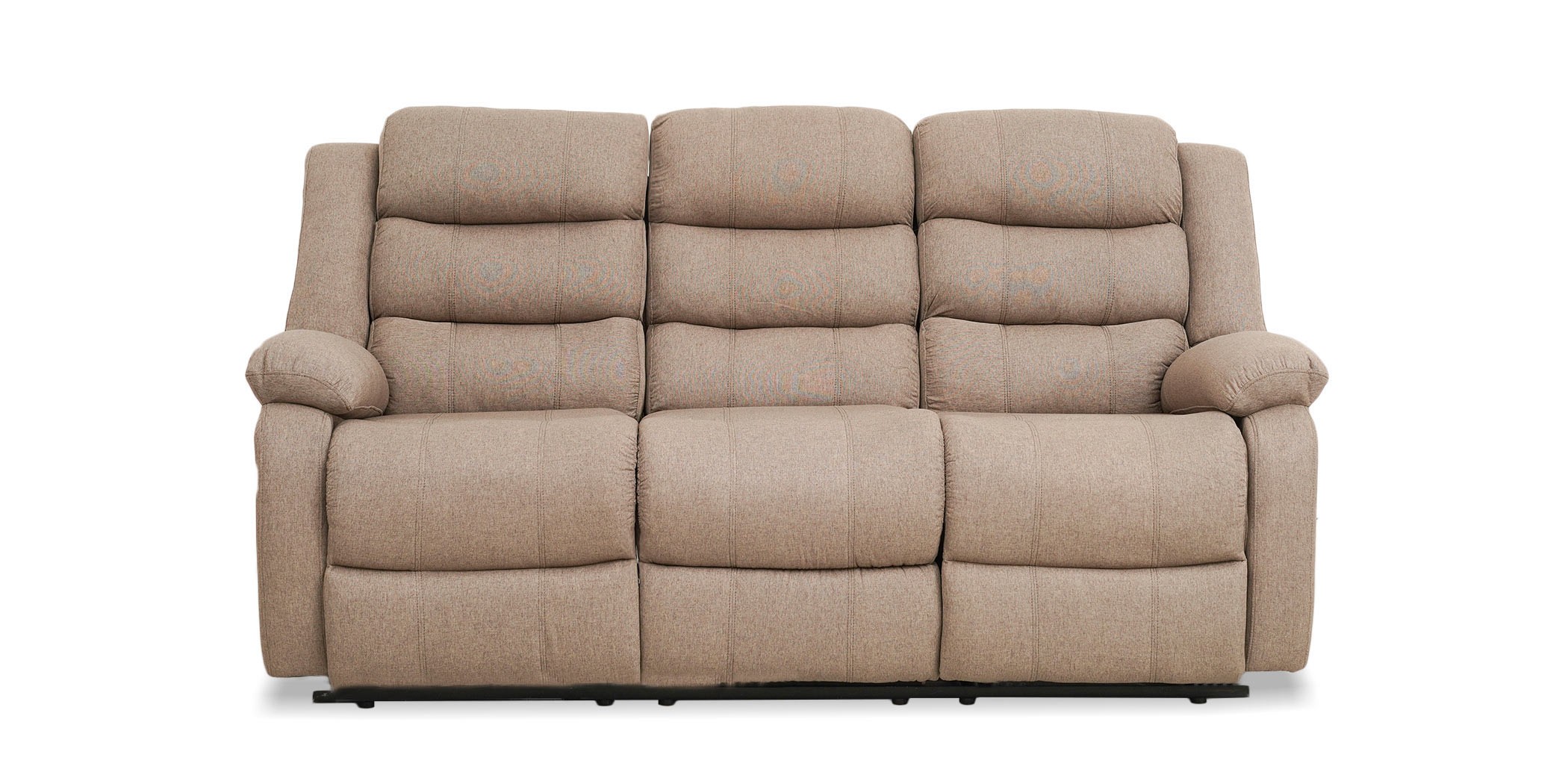 Tavana Recliner Sofa 3RR+2 Seater Brown Col Fabric