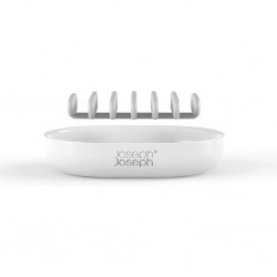 Joseph Joseph Duo 70565-JJ White Quick Drain Soap Dish "O"