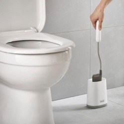 Joseph Joseph Duo 70568-JJ Grey Flex Lite Toilet Brush "O"