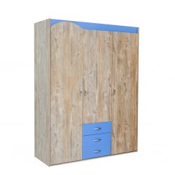 Wingo Wardrobe 3 Doors In Melamine MDF