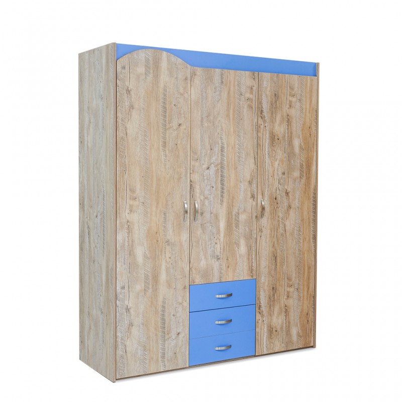 Wingo Wardrobe 3 Doors In Melamine MDF