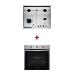 Electrolux KGS6424X Built-in Hob + Indesit IFW5530IX Built-in Oven