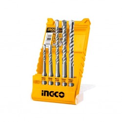Ingco Akd2048 4Pcs Sds Plus Hammer Drill Bits Set