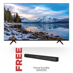 Hisense 50A6H-50A53FXVT 50'' 4K Smart TV and Free Hisense HS204 Sound bar 2.0 CH