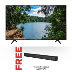 Hisense 58A6H-58A53FXVT 58'' 4K Smart TV and Free Hisense HS204 Sound bar 2.0 CH