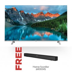Toshiba 50C350KE 50” 4K Smart TV and Free Hisense HS204 Sound bar 2.0 CH