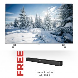 Toshiba 55C350KE 55” 4K Smart TV and Free Hisense HS204 Sound bar 2.0 CH