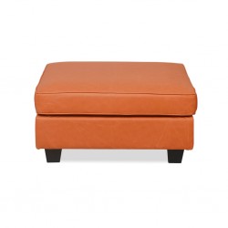 Bella Sofa Corner in Paprika Col Leather Gel