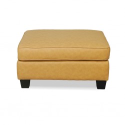 Bella Sofa Corner in Mustard Col Leather Gel