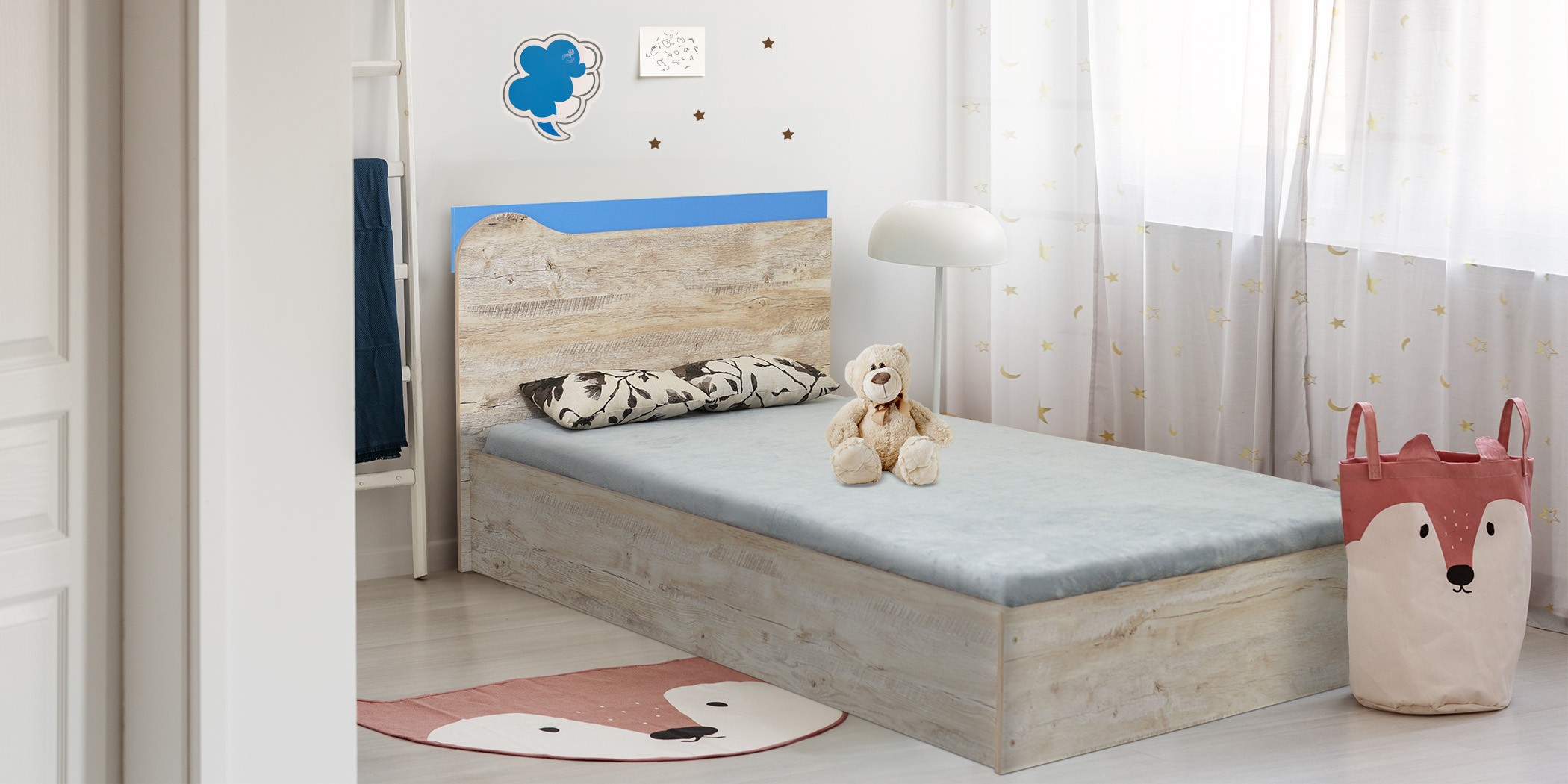 Wingo Bed 107x190 cm In Melamine MDF