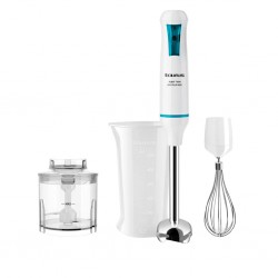 Taurus Robot 750 Easy Plus Inox 750W Hand Blender With Chopper jar, Whisk & Measuring Cup- 916402000