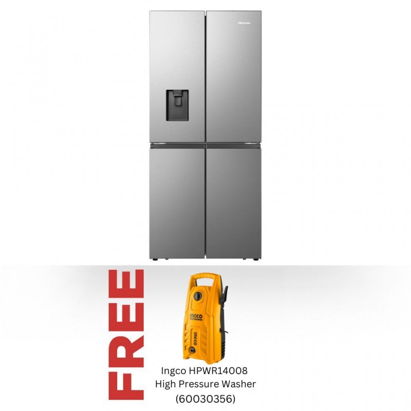 Hisense RQ563N4SWI1 Refrigerator & Free Ingco HPWR14008 High Pressure Washer