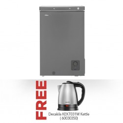 Hisense H125CFS Freezer & Free Decakila KEKT031M Kettle