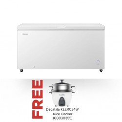 Hisense H655CF Freezer & Free Decakila KEER034W Rice Cooker