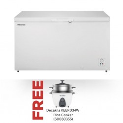 Hisense H550CF Freezer & Free Decakila KEER034W Rice Cooker
