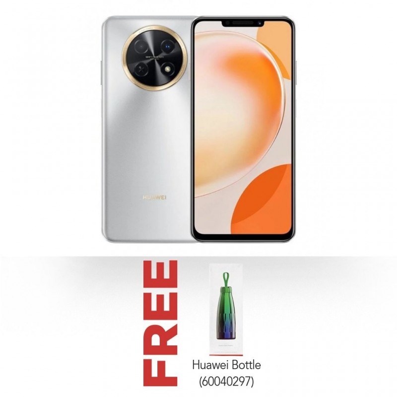 Huawei Nova Y91 Moonlight Silver & Free Huawei Bottle