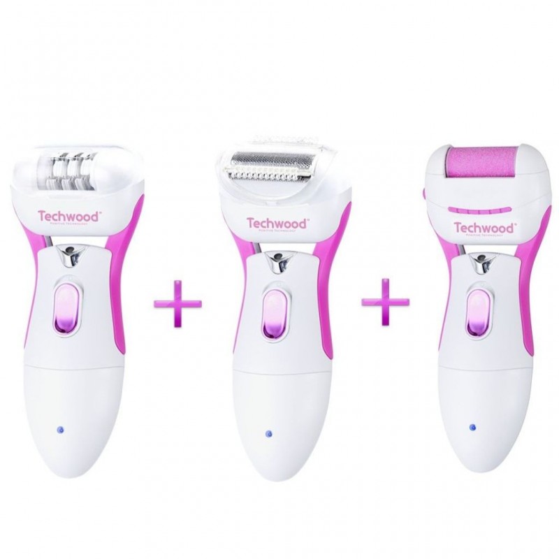 Techwood TREP 351 3 In 1 Anti Calosity/ Shaver With Washable Blades "O" Techwood TREP 351 3 In 1 Anti Calosity/ Shaver With Washable Blades "O"