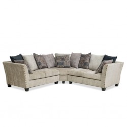 Lawria Sofa Corner in Grey Col Fab