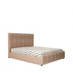 Blaydon Bed 180x200 cm & Bolster Velvet Beige