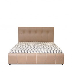 Blaydon Bed 180x200 cm & Bolster Velvet Beige