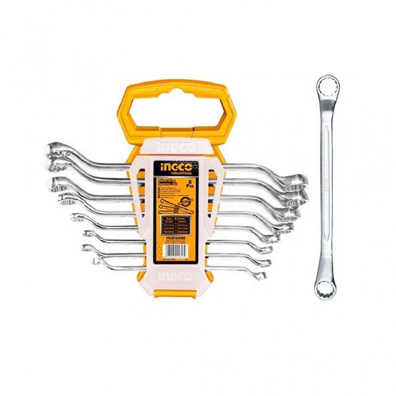 Ingco Hkspa3088 Offset Ring Spanner Set