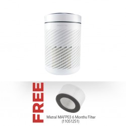 Mistral MAPF03 250Mᵌ/H HEPA Filter Air Purifier & Free Mistral MAFP03 6 mths Filter