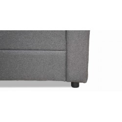 Lina Sofa 3+2+1 in D.Grey Col Fab
