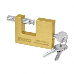 Ingco Dbbpl0902 Heavy Duty Brass Block Padlock