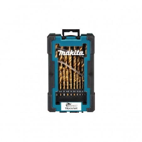 Makita - Hss-Tin Metal Drill Bit Economy 19Pcs/Set