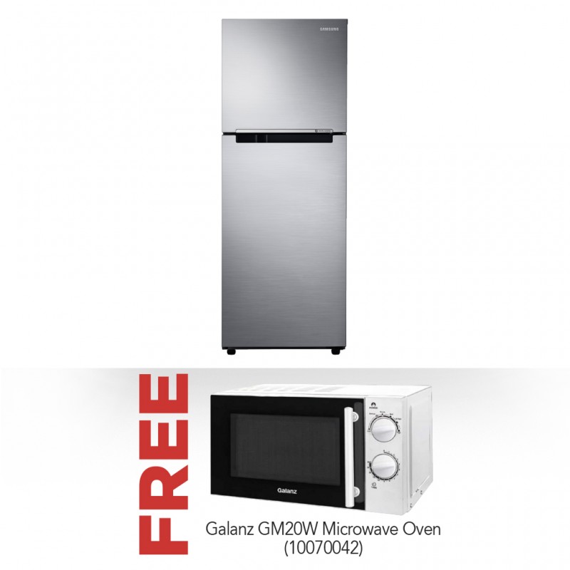 Samsung RT22T3021S8 Refrigerator & Free Galanz GM20W Microwave Oven