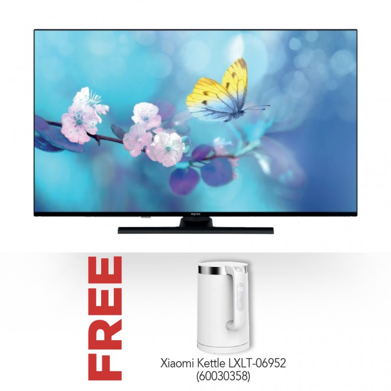 Myros DSU-509000APSN 50" 4K Smart TV & Free Xiaomi Kettle LXLT-06952