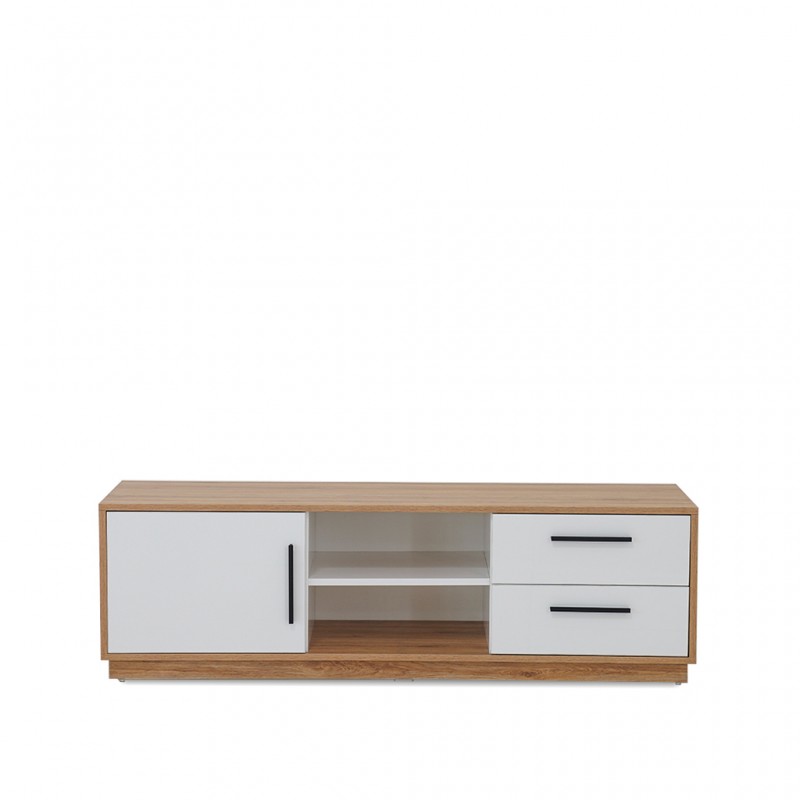 Olympia TV Cabinet Brown & White Glossy Olympia TV Cabinet Brown & White Glossy